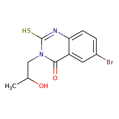 6-bromo-3-(2-hydroxypropyl)-2-sulfanyl-3,4-dihydroquinazolin-4-one