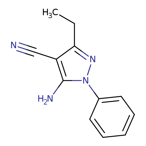 5-amino-3-ethyl-1-phenyl-1H-pyrazole-4-carbonitrile