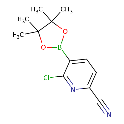 6-chloro-5-(4,4,5,5-tetramethyl-1,3,2-dioxaborolan-2-yl)pyridine-2-carbonitrile