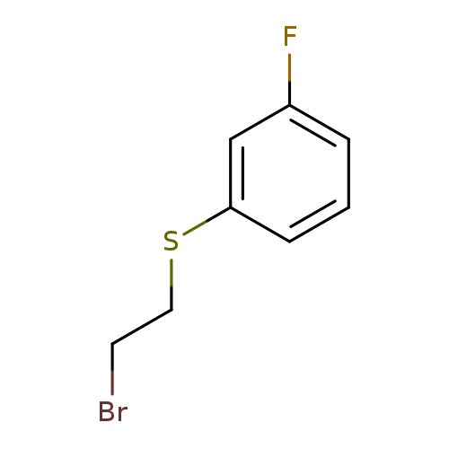 1-[(2-bromoethyl)sulfanyl]-3-fluorobenzene