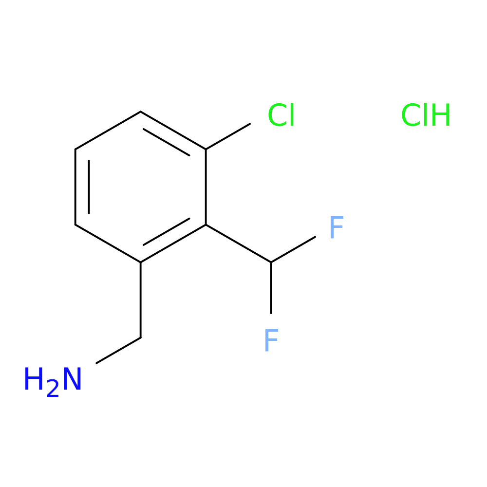 1-[3-chloro-2-(difluoromethyl)phenyl]methanamine hydrochloride