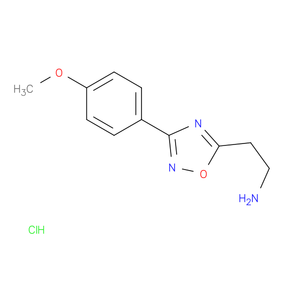 {2-[3-(4-methoxyphenyl)-1,2,4-oxadiazol-5-yl]ethyl}amine hydrochloride