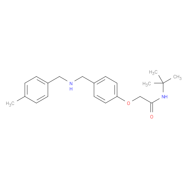 N-(tert-butyl)-2-(4-{[(4-methylbenzyl)amino]methyl}phenoxy)acetamide