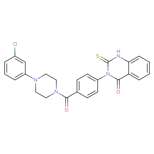 3-{4-[4-(3-chlorophenyl)piperazine-1-carbonyl]phenyl}-2-sulfanylidene-1,2,3,4-tetrahydroquinazolin-4-one