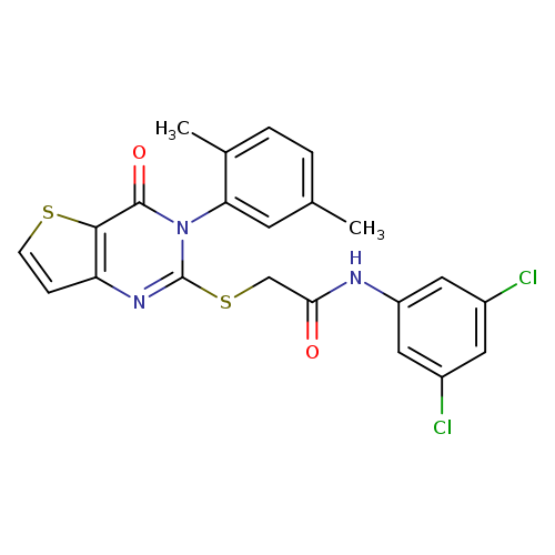 N-(3,5-dichlorophenyl)-2-{[3-(2,5-dimethylphenyl)-4-oxo-3H,4H-thieno[3,2-d]pyrimidin-2-yl]sulfanyl}acetamide