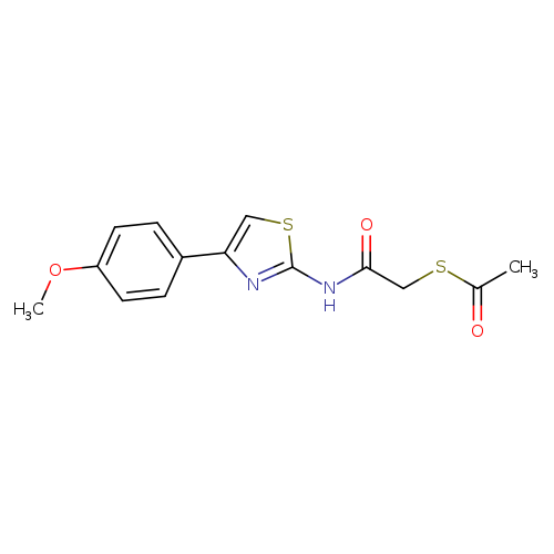 2-(acetylsulfanyl)-N-[4-(4-methoxyphenyl)-1,3-thiazol-2-yl]acetamide