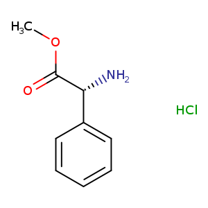 Benzeneacetic acid, a-amino-, methyl ester, hydrochloride, (aR)-