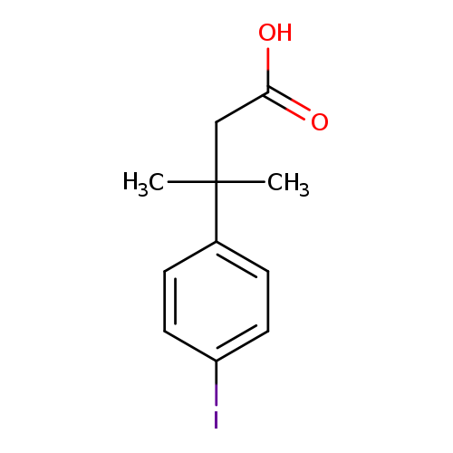 3-(4-iodophenyl)-3-methylbutanoic acid