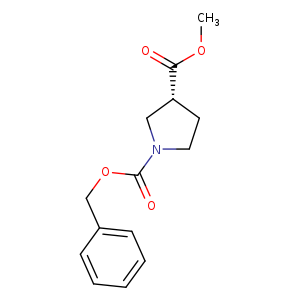 1,3-Pyrrolidinedicarboxylic acid, 3-methyl 1-(phenylmethyl) ester, (3R)-