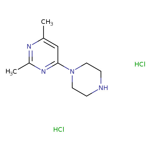 2,4-dimethyl-6-(piperazin-1-yl)pyrimidine dihydrochloride