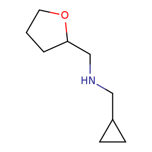 (Cyclopropylmethyl)(oxolan-2-ylmethyl)amine