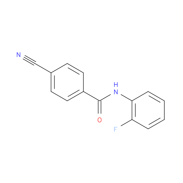 4-cyano-N-(2-fluorophenyl)benzamide