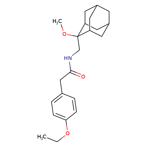 2-(4-ethoxyphenyl)-N-[(2-methoxyadamantan-2-yl)methyl]acetamide