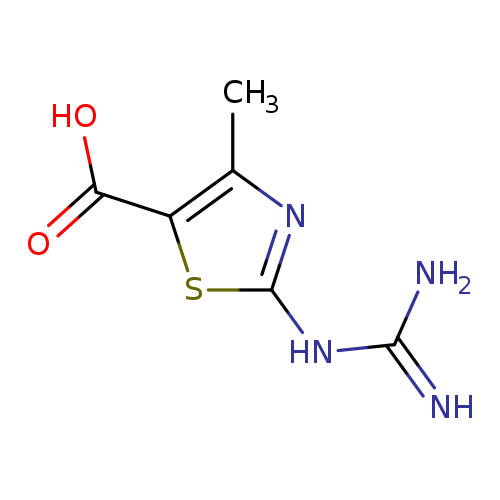 2-([Amino(imino)methyl]amino)-4-methyl-1,3-thiazole-5-carboxylic acid