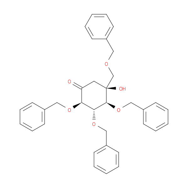 (2R,3S,4S,5S)-5-Hydroxy-2,3,4-tris(phenylmethoxy)-5-[(phenylmethoxy)methyl]-cyclohexanone