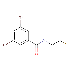 3,5-dibromo-N-(2-fluoroethyl)benzamide