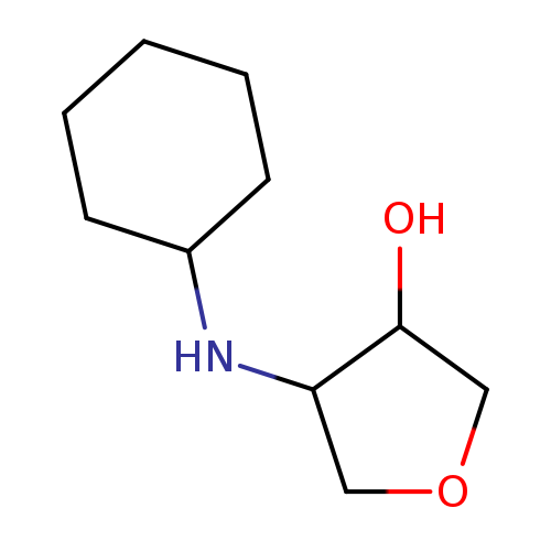 cis-4-(Cyclohexylamino)tetrahydrofuran-3-ol