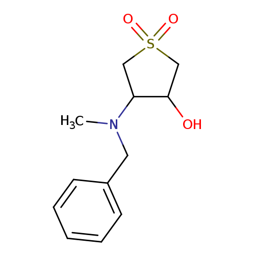 3-[benzyl(methyl)amino]-4-hydroxy-1lambda6-thiolane-1,1-dione