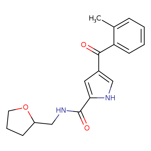 4-(2-methylbenzoyl)-N-[(oxolan-2-yl)methyl]-1H-pyrrole-2-carboxamide