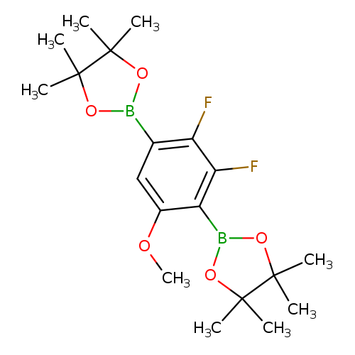 2,3-Difluoro-5-methoxy-1,4-phenylenediboronic acid, pinacol ester