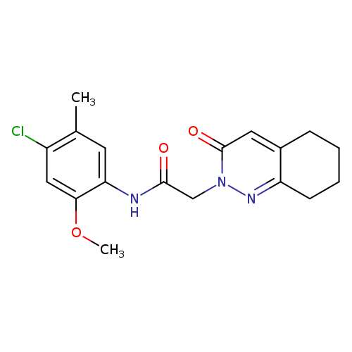 N-(4-chloro-2-methoxy-5-methylphenyl)-2-(3-oxo-2,3,5,6,7,8-hexahydrocinnolin-2-yl)acetamide