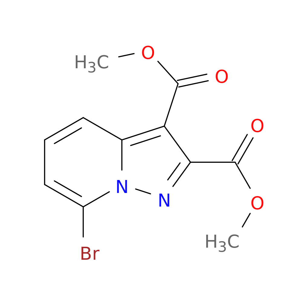Dimethyl 7-bromopyrazolo[1,5-a]pyridine-2,3-dicarboxylate