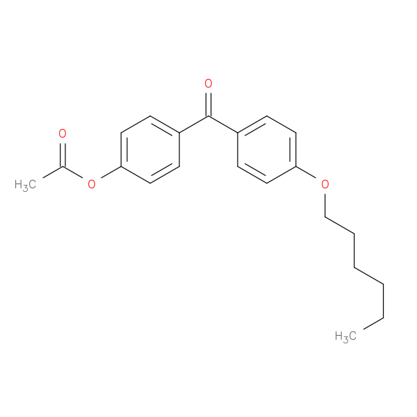 4-Acetoxy-4'-hexyloxybenzophenone