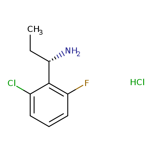 (1S)-1-(2-CHLORO-6-FLUOROPHENYL)PROPAN-1-AMINE HYDROCHLORIDE