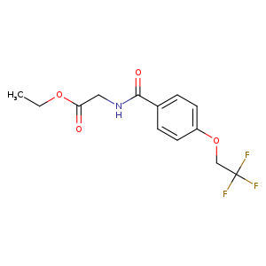 ethyl 2-{[4-(2,2,2-trifluoroethoxy)phenyl]formamido}acetate