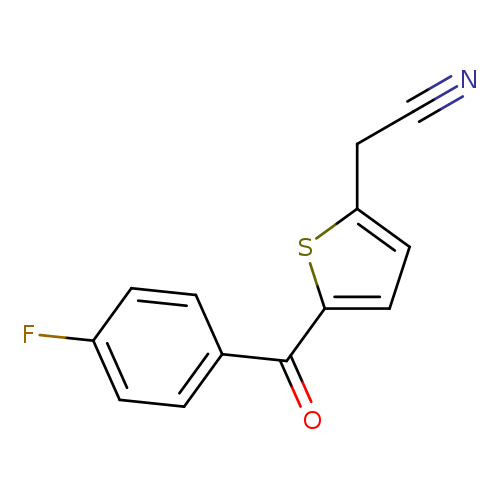 2-[5-(4-fluorobenzoyl)thiophen-2-yl]acetonitrile