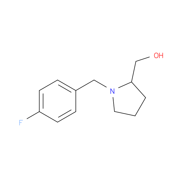 [1-(4-fluorobenzyl)pyrrolidin-2-yl]methanol