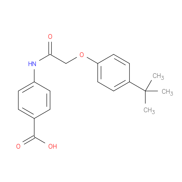 4-[[2-[4-(1,1-Dimethylethyl)phenoxy]acetyl]amino]-benzoicAcid