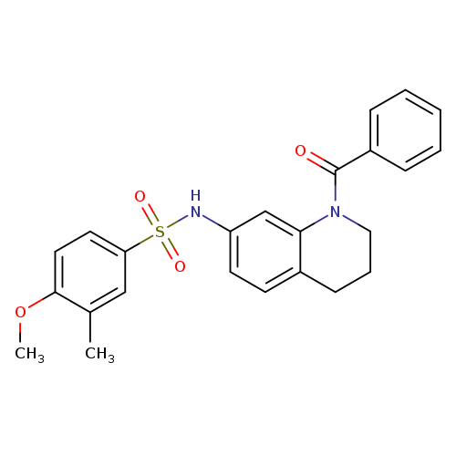 N-(1-benzoyl-1,2,3,4-tetrahydroquinolin-7-yl)-4-methoxy-3-methylbenzene-1-sulfonamide