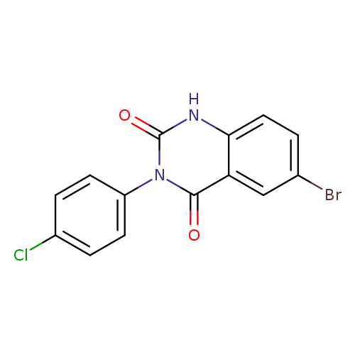 6-Bromo-3-(4-chlorophenyl)quinazoline-2,4(1H,3H)-dione