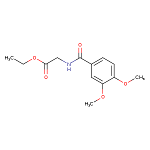 Ethyl n-(3,4-dimethoxybenzoyl)glycinate