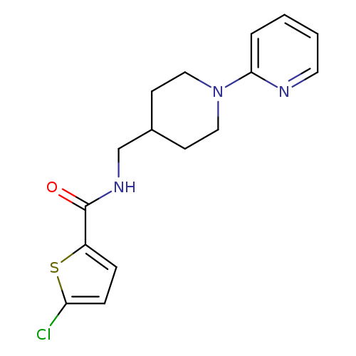 5-chloro-N-{[1-(pyridin-2-yl)piperidin-4-yl]methyl}thiophene-2-carboxamide