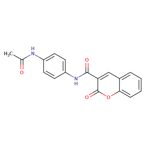 N-(4-acetamidophenyl)-2-oxo-2H-chromene-3-carboxamide