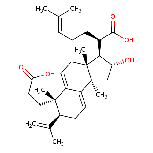 (2R,3R,3aR,6S,7S,9bR)-3-[(1R)-1-Carboxy-5-methyl-4-hexen-1-yl]-2,3,3a,4,6,7,8,9b-octahydro-2-hydroxy-3a,6,9b-trimethyl-7-(1-methylethenyl)-1H-benz[e]indene-6-propanoic acid