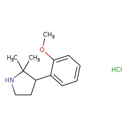 3-(2-methoxyphenyl)-2,2-dimethylpyrrolidine hydrochloride