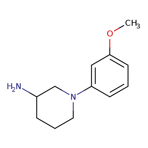 1-(3-methoxyphenyl)piperidin-3-amine