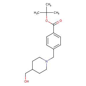 Tert-Butyl 4-((4-(Hydroxymethyl)Piperidin-1-Yl)Methyl)Benzoate