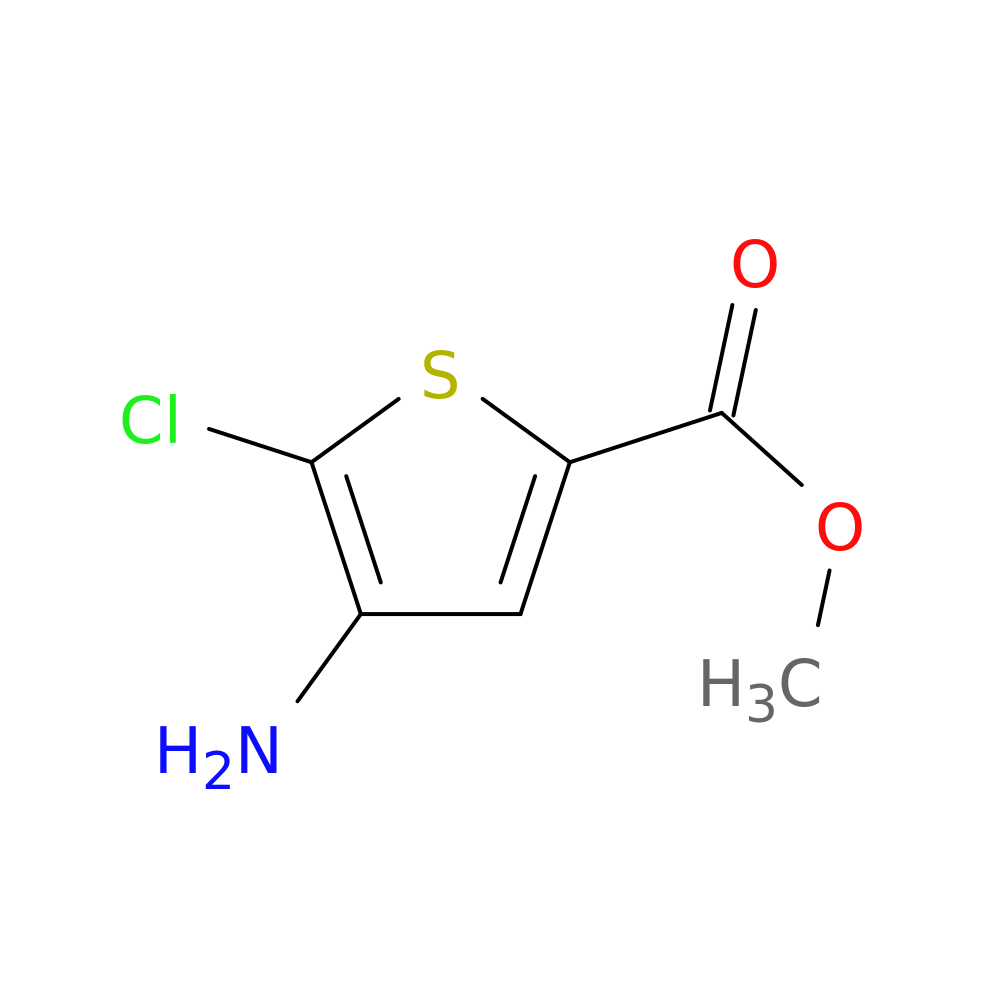 2-Thiophenecarboxylic acid, 4-amino-5-chloro-, methyl ester