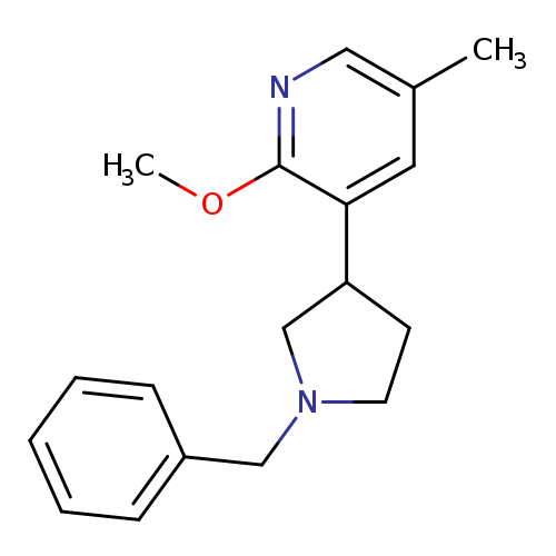 3-(1-Benzylpyrrolidin-3-yl)-2-methoxy-5-methylpyridine