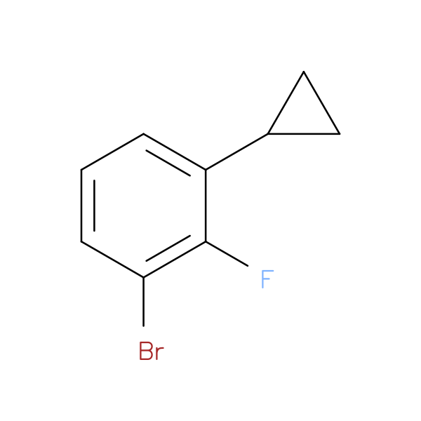 3-Bromo-2-fluoro-1-cyclopropylbenzene