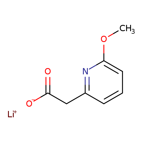 Lithium(1+) ion 2-(6-methoxypyridin-2-yl)acetate