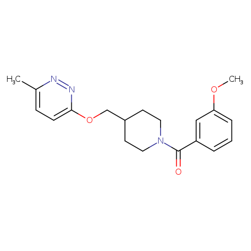 3-{[1-(3-methoxybenzoyl)piperidin-4-yl]methoxy}-6-methylpyridazine