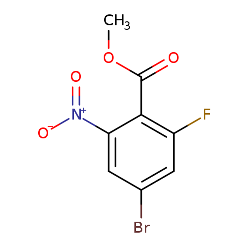 methyl 4-bromo-2-fluoro-6-nitrobenzoate