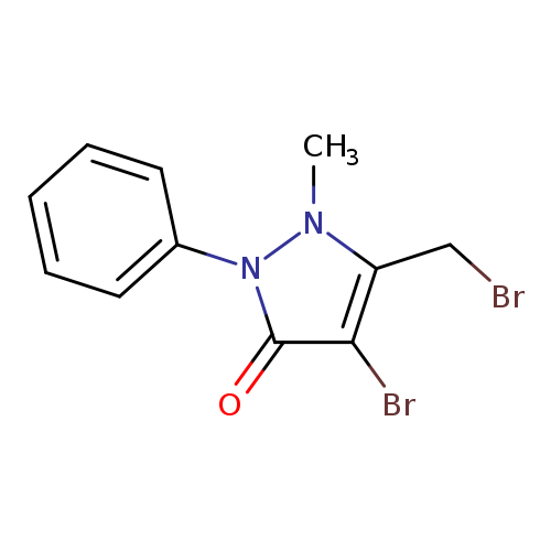 4-Bromo-3-(bromomethyl)-2-methyl-1-phenylpyrazolin-5-one