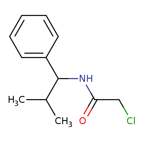2-chloro-N-(2-methyl-1-phenylpropyl)acetamide
