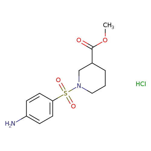 methyl 1-(4-aminobenzenesulfonyl)piperidine-3-carboxylate hydrochloride